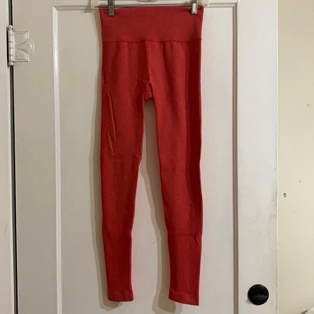 Red Leggings!♥️ never wore them 💥#moving sale all offers encouraged 💥